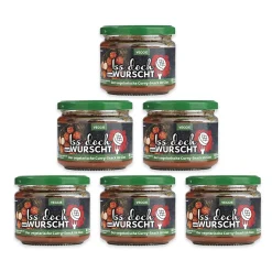 Maxxworld Iss Doch Wurscht Currywurst Snack Vegetarisch 6er Set 6x 250g Wurst Ist Veggi