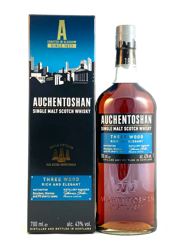 Auchentoshan Three Wood Single Malt Scotch Whisky Triple Distilled | 43 % Vol | 0,7 L 3 Auchentoshan Three Wood Single Malt Scotch Whisky Triple Distilled | 43 % Vol | 0,7 L – Bild 3