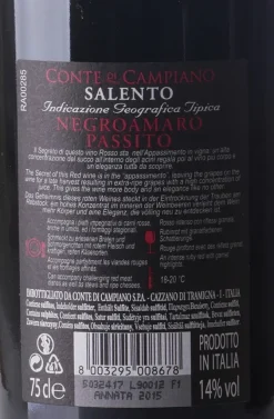 Conte Di Campiano Campiano Appassimento Primitivo 6x750ml -Essen Verkäufe 6710987600936d3da72a3a93ffcb2a7a