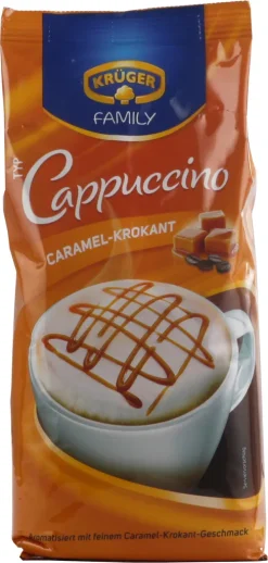 Krüger Family Cappuccino Caramel-Krokant | 500-g-Beutel -Essen Verkäufe 6788943fc54e551dd7ad596c0dfb4f5b