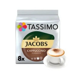 Tassimo Jacobs Cappuccino Classico | 8 T Discs, Kaffeekapseln 12 Tassimo Jacobs Cappuccino Classico | 8 T Discs, Kaffeekapseln -Essen Verkäufe 67a8c47327df8a29a8d9c3a2e2c7fec9