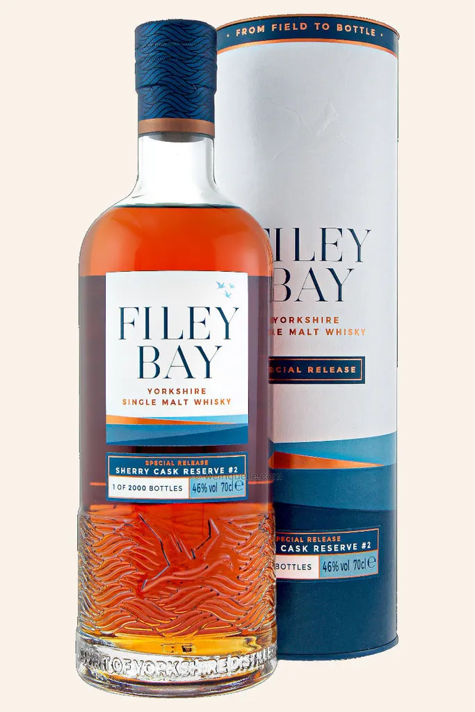 Spirit Of Yorkshire Yorkshire Single Malt Whisky Filey Bay Sherry Cask Reserve #2 46%vol Spirituosen 2 Spirit Of Yorkshire Yorkshire Single Malt Whisky Filey Bay Sherry Cask Reserve #2 46%vol Spirituosen – Bild 2