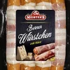 Meisters Wurst- Und Fleischwaren Bautzen Berner Würstchen Mit Käse & Bacon | Käsewurst Geräuchert | Bratwurst Fein | BBQ Griller Zum Braten & Grillen 300g