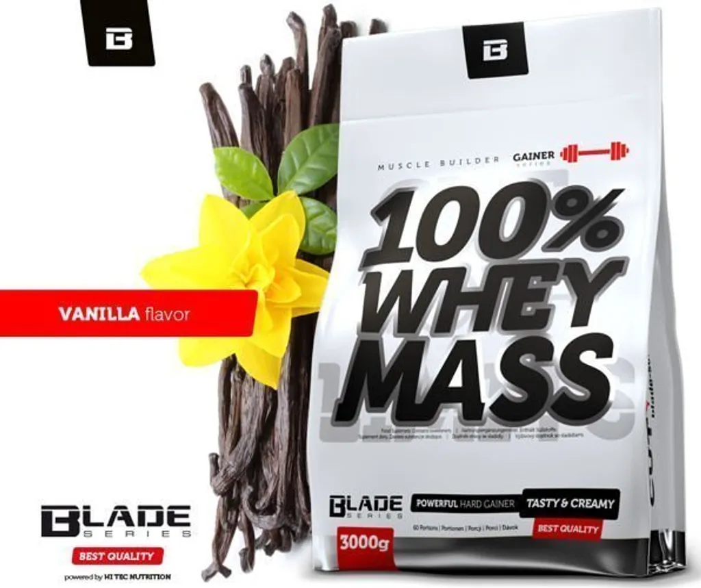 BLADE SERIES Whey Mass Gainer - 6000g White Chocolate 3 BLADE SERIES Whey Mass Gainer - 6000g White Chocolate – Bild 3