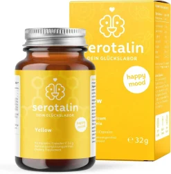 Serotalin GmbH Serotalin Yellow Johanniskraut Kapseln | Mit 5-HTP Und L-Tryptophan | 60 Kapseln