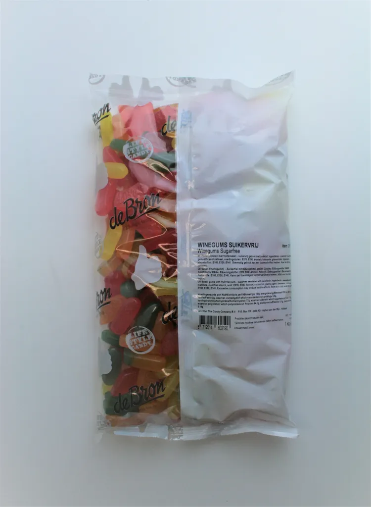 Van Vliet Candy Company De Bron Winegums Weingummi Zuckerfrei 1 Kg 2 Van Vliet Candy Company De Bron Winegums Weingummi Zuckerfrei 1 Kg – Bild 2