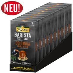 JACOBS Kapseln Barista Editions Colombia Origin 9 10 X 10 Nespresso®* Kompatibel