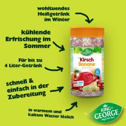 Massimo G KING GEORGE Kirsch-Banane -Teegetränk 4L 400g PETD | 6er VPE 5 Massimo G KING GEORGE Kirsch-Banane -Teegetränk 4L 400g PETD | 6er VPE -Essen Verkäufe 71c0d25aa961c8ada2ead27c8f4237c0