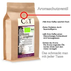The Coffee And Tea Company Biologischer Espresso Crema | Cafe Entkoffeiniert 100 % Arabica 1000 G Entkoffeinierter Kaffee Gemahlen Im Kraftpapierbeutel 3 The Coffee And Tea Company Biologischer Espresso Crema | Cafe Entkoffeiniert 100 % Arabica 1000 G Entkoffeinierter Kaffee Gemahlen Im Kraftpapierbeutel -Essen Verkäufe 721edfcb35404ec93a6e0cdf56b9c75a
