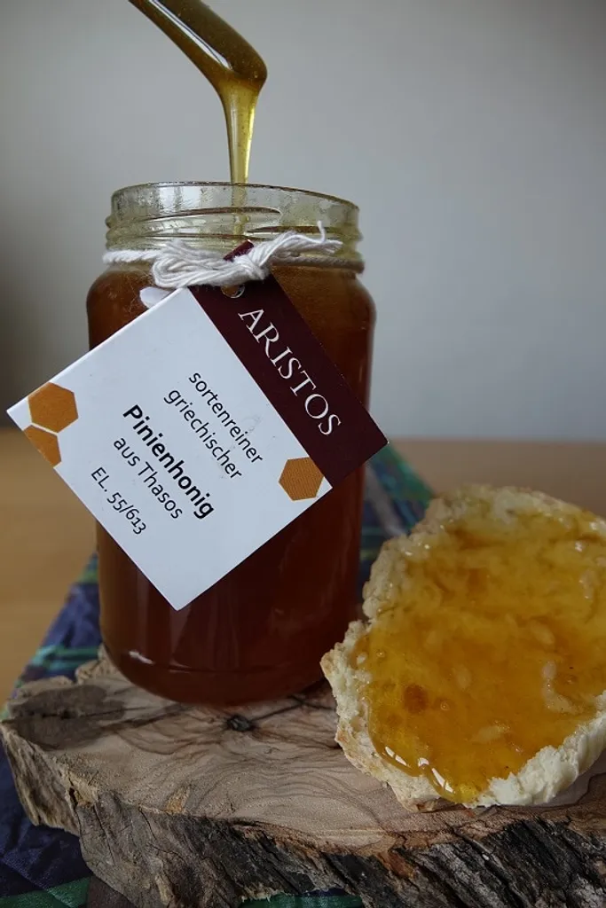 Karapatzakis GbR Aristos Griechischer Pinien Honig Aus Thassos 480 G 3 Karapatzakis GbR Aristos Griechischer Pinien Honig Aus Thassos 480 G – Bild 3
