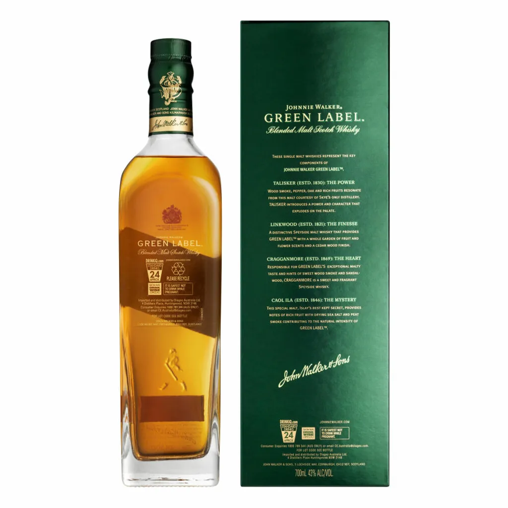 Johnnie Walker Green Label 15 Jahre Blended Malt Scotch Whisky In Geschenkpackung | 40 % Vol | 0,7 L 6 Johnnie Walker Green Label 15 Jahre Blended Malt Scotch Whisky In Geschenkpackung | 40 % Vol | 0,7 L – Bild 6