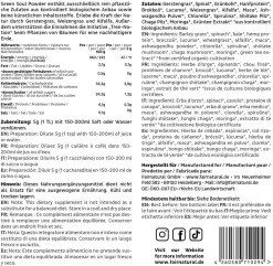 Fairnatural Green Bowl Smoothie-Pulver [aus Deutschland] Grünes Pulver Mit Gerstengras, Weizengras, Alfalfa Und Vielen Weiteren Superfoods (200g) -Essen Verkäufe 7391ec6251cadd3e7c6ffdfff6fc3f08