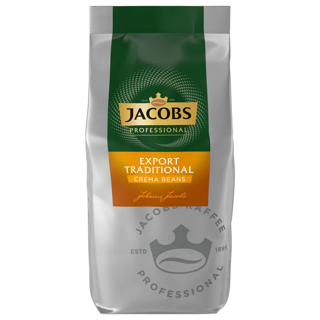 JACOBS Kaffeebohnen Professional Export Traditional Crema Markant 2 X 1 Kg 2 JACOBS Kaffeebohnen Professional Export Traditional Crema Markant 2 X 1 Kg – Bild 2