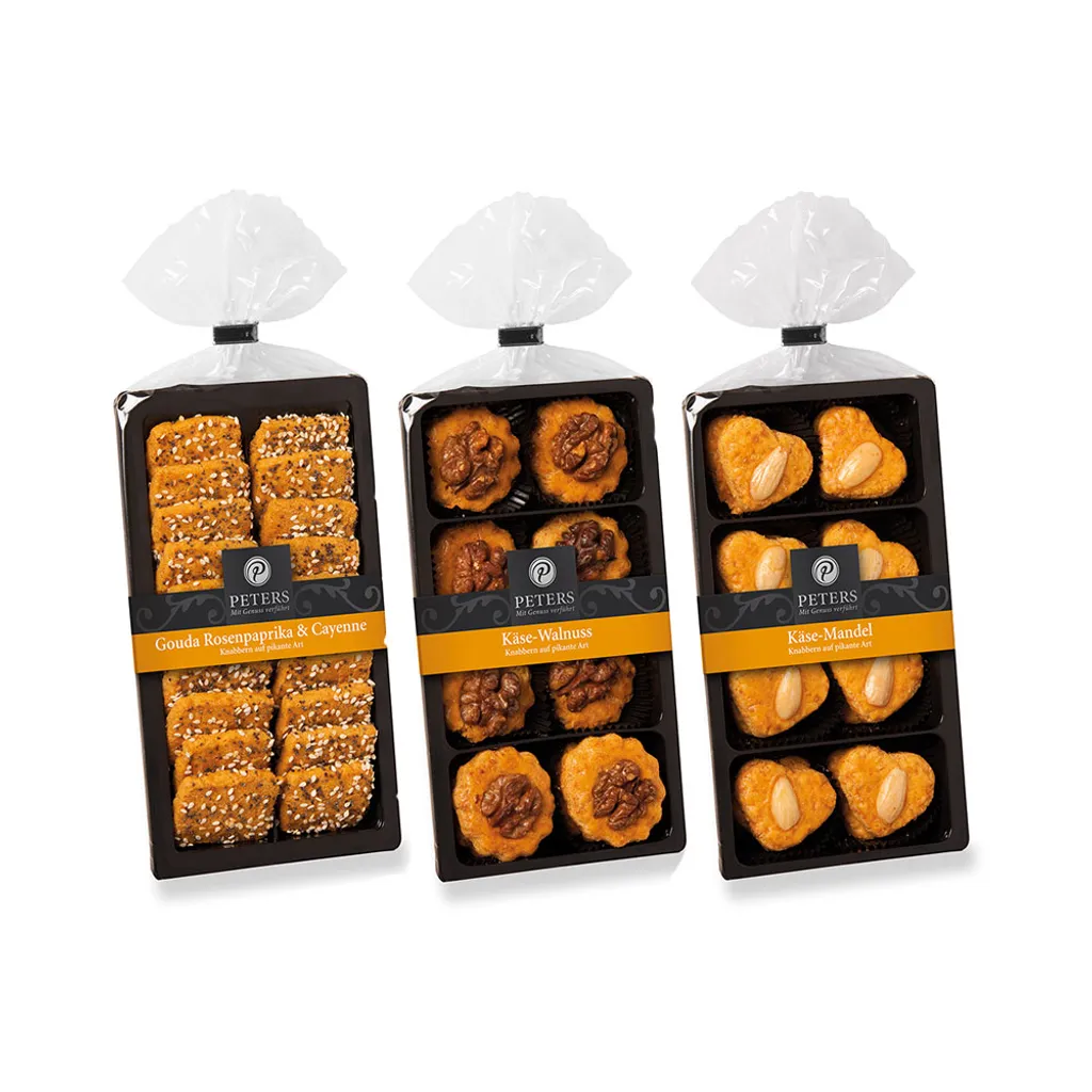 Peters Käsegebäck Variationen 3er-Set 1 Peters Käsegebäck Variationen 3er-Set