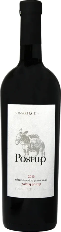 PZ I Vinarija Dingac. Potomje Postup - Rotwein - Pelješac - Kroatien