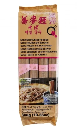 24er-Pack CHUNSI Soba Nudeln Mit Buchweizen (24x 300g) | Soba Noodles Buckwheat