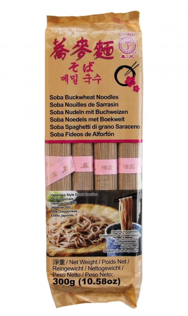 24er-Pack CHUNSI Soba Nudeln Mit Buchweizen (24x 300g) | Soba Noodles Buckwheat 1 24er-Pack CHUNSI Soba Nudeln Mit Buchweizen (24x 300g) | Soba Noodles Buckwheat