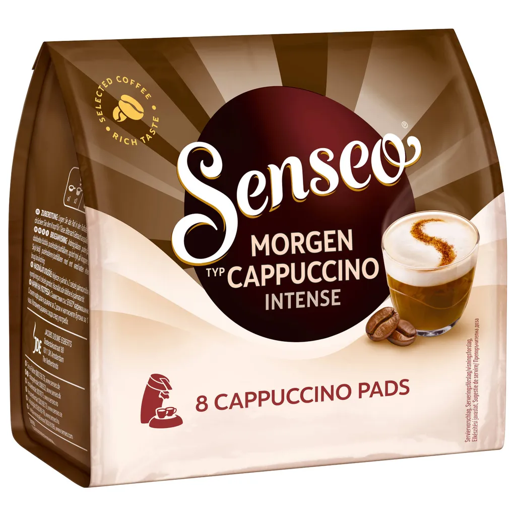 SENSEO Pads Typ Morgen Cappuccino Intense 10 X 8 Pads 80 Getränke 8 SENSEO Pads Typ Morgen Cappuccino Intense 10 X 8 Pads 80 Getränke – Bild 8