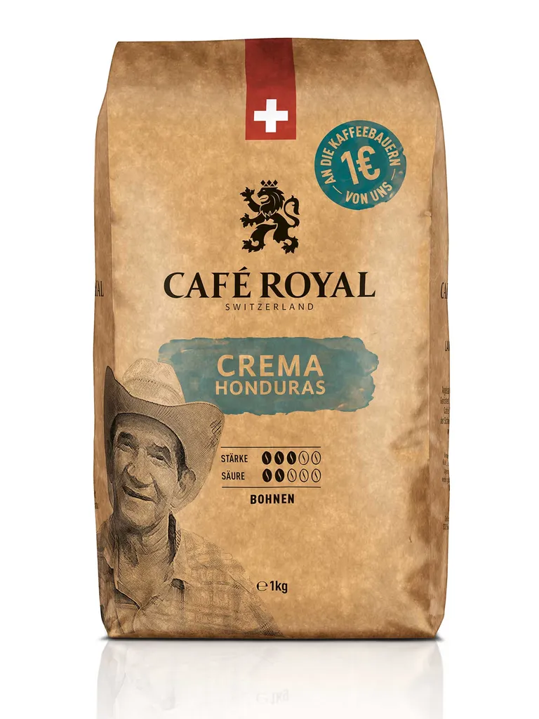 CAFE ROYAL Bohnenkaffee Honduras Crema 1kg HONDURAS CREMA 2 CAFE ROYAL Bohnenkaffee Honduras Crema 1kg HONDURAS CREMA – Bild 2
