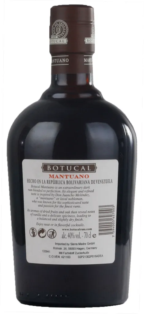 Botucal Rum Mantuano | 40 % Vol | 0,7 L 9 Botucal Rum Mantuano | 40 % Vol | 0,7 L – Bild 9