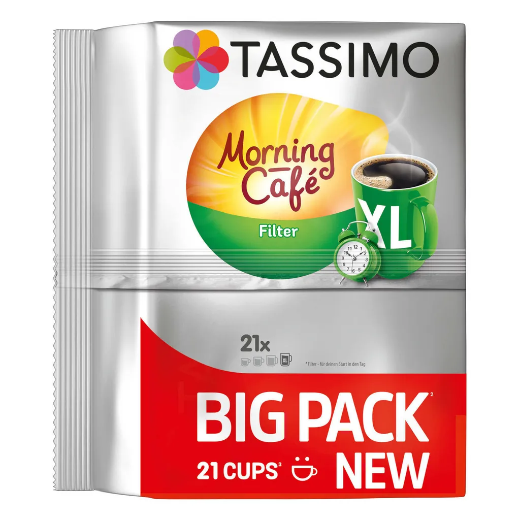 TASSIMO Morning Café XL Big Packs Mix-Paket 3 Sorten 6 Packungen 126 Getränke 3 TASSIMO Morning Café XL Big Packs Mix-Paket 3 Sorten 6 Packungen 126 Getränke – Bild 3
