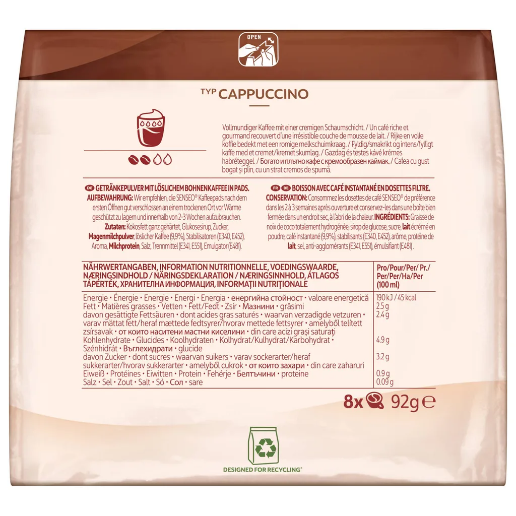Senseo® Cappuccino - 10*8 Kaffeepads 5 Senseo® Cappuccino - 10*8 Kaffeepads – Bild 5