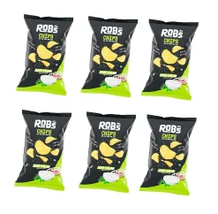 Robs Chips ROB'S CHIPS Originals Kartoffelchips WIE SIE SEIN SOLLTEN 6x 120g