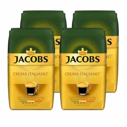 JACOBS Kaffeebohnen Expertenröstung Crema Italiano 4x1kg Ganze Kaffee Bohnen -Essen Verkäufe 7c4a3e4903e9996fd47cb3b99a4a3b1f