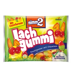 Storck Nimm2 Lachgummi Ostern Fruchtgummi Mit Vitaminen In Osterformen 250g