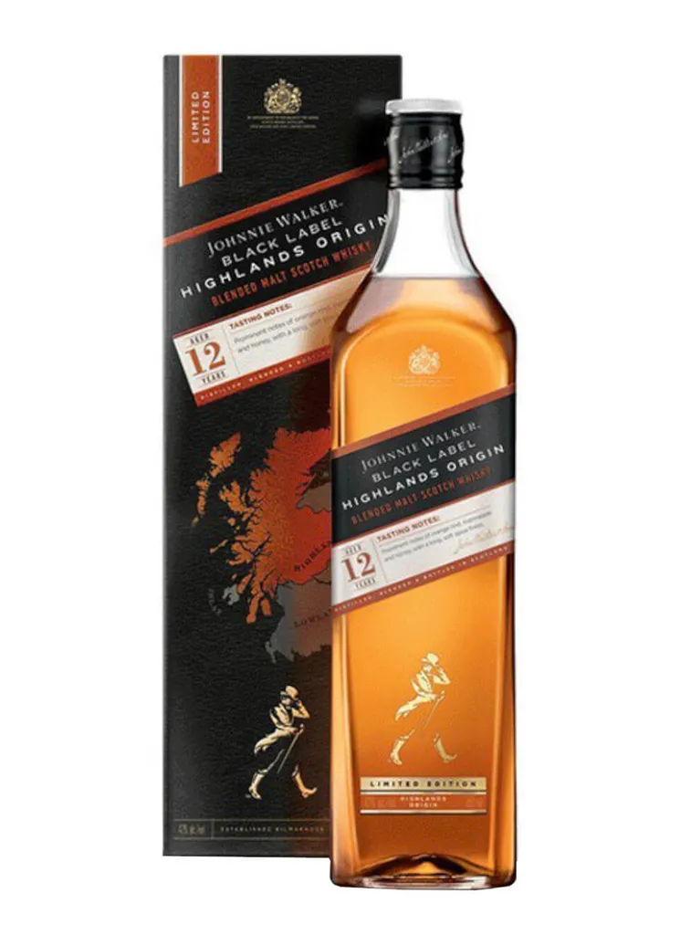 Johnnie Walker Black Label 12 Jahre Highlands Origin Blended Malt Scotch Whisky, 0,7l, Alc. 42 Vol.-% 2 Johnnie Walker Black Label 12 Jahre Highlands Origin Blended Malt Scotch Whisky, 0,7l, Alc. 42 Vol.-% – Bild 2