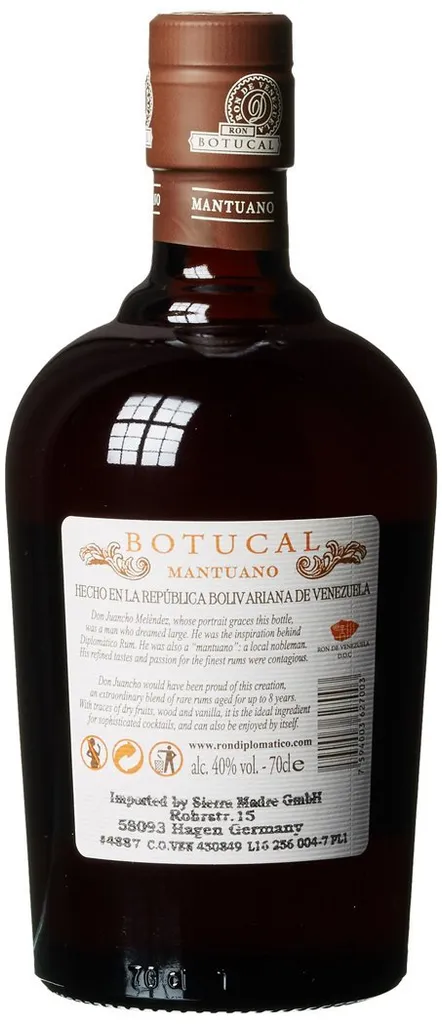 Botucal Rum Mantuano | 40 % Vol | 0,7 L 2 Botucal Rum Mantuano | 40 % Vol | 0,7 L – Bild 2