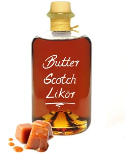 Geniess-Bar! Butter Scotch Likör 0,5L Sehr Aromatisch Bonbonartig & Lecker 18% Vol.