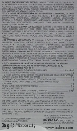 Bolero Drink Sticks Getränkepulver, 12 X 3 G Sachets -Essen Verkäufe 805f462bbe1a6f184218c745efb78cd5