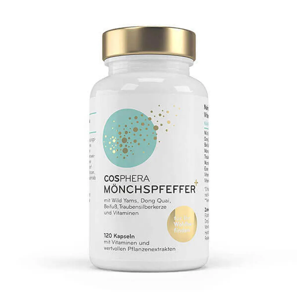 Cosphera Mönchspfeffer Hochdosiert (120 Kapseln) 6 Cosphera Mönchspfeffer Hochdosiert (120 Kapseln) – Bild 6