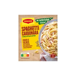 Maggi Fix Für Spaghetti Carbonara Cremig Mit Speck Und Käse 34g