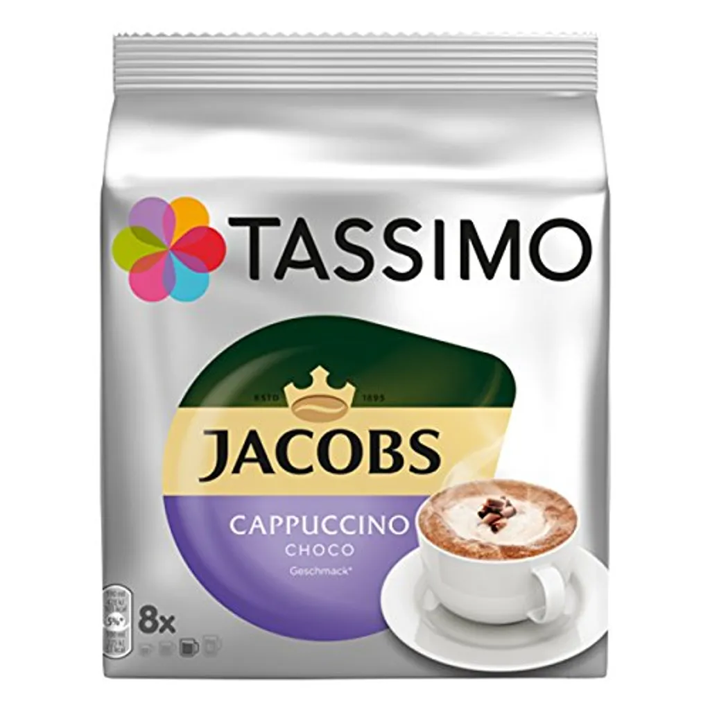Tassimo Jacobs Cappuccino Choco | 8 T Discs, Kaffeekapseln 5 Tassimo Jacobs Cappuccino Choco | 8 T Discs, Kaffeekapseln – Bild 5