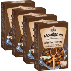Unilever Deutschland Mondamin Klassische Mehlschwitze Dunkel Ideal Für Soßen 250g 4er Pack