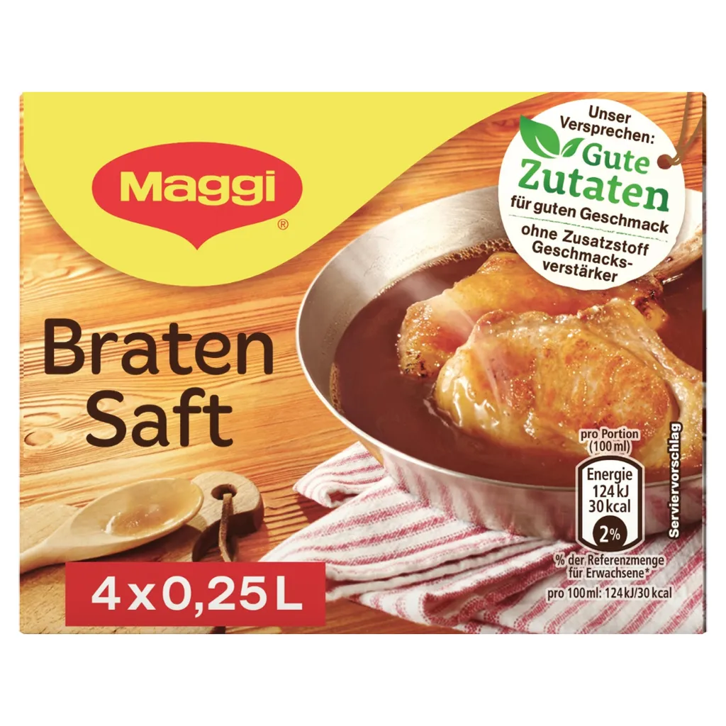 Maggi Bratensaft Zum Abrunden Oder Zu Fleisch 72g 4er Für 4x 250ml 1 Maggi Bratensaft Zum Abrunden Oder Zu Fleisch 72g 4er Für 4x 250ml