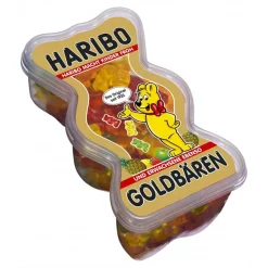Haribo Goldbären Fruchtgummi Bären In Einer Kunststoff Dose 450g