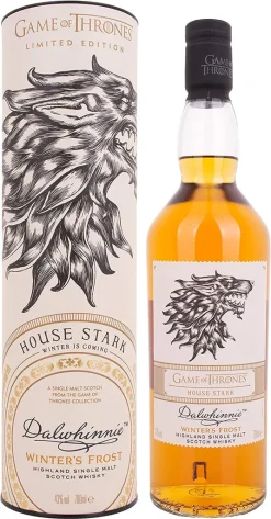Dalwhinnie Winter's Frost House Stark Game Of Thrones Limited Edition Highland Single Malt Scotch Whisky | 43 % Vol | 0,7 L -Essen Verkäufe 85005c79880750386cb1ad4777e4f539