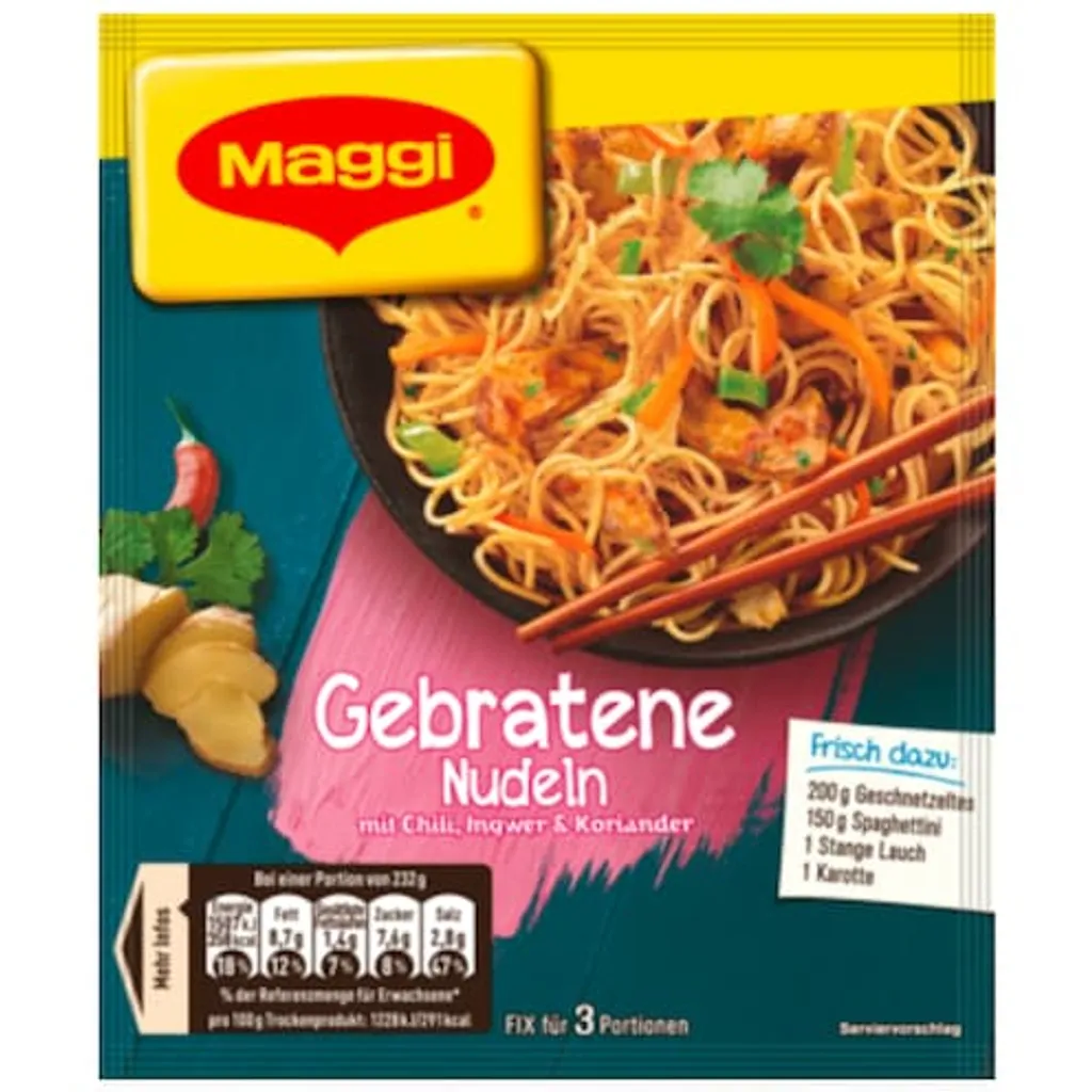 Maggi Fix&frisch Gebratene Nudeln 2 Maggi Fix&frisch Gebratene Nudeln – Bild 2