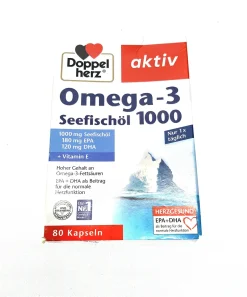 Doppelherz | Omega-3 Seefischöl 1000 | 80 Kapseln -Essen Verkäufe 854b9fd8e0608d131ecf1ec520d8a6a1