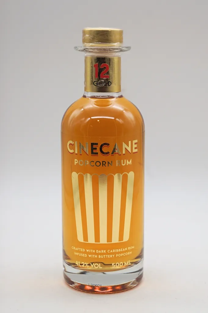 Cinecane Popcorn Rum Gold 0,5 L 8 Cinecane Popcorn Rum Gold 0,5 L – Bild 8