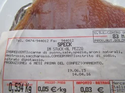 Metzgerei Hell - Macelleria Hell Schinken Speck 1/8 Ca. 500 Gr. - Metzgerei Hell -Essen Verkäufe 86587e86f27e2810f129513028e2d665