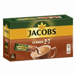 Jacobs Classic 3in1 Sticks | Löslicher Kaffee | 10 Portionen -Essen Verkäufe 887912f5787fdae3f98de718a8f7c797