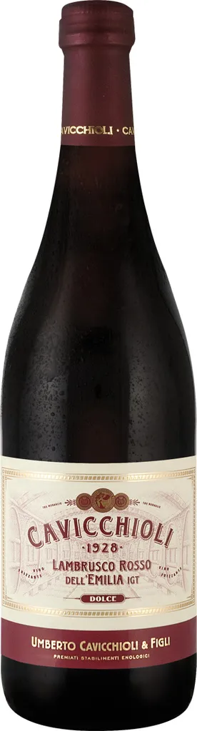 Cavicchioli Lambrusco Rosso Dolce Emilia IGT (1x 0,75l) Süß 1 Cavicchioli Lambrusco Rosso Dolce Emilia IGT (1x 0,75l) Süß