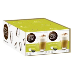 Nestlé® Nescafé Dolce Gusto Cappuccino, Milchkaffee, Kaffeekapsel, Kaffee, 96 Kapseln (48 Portionen)