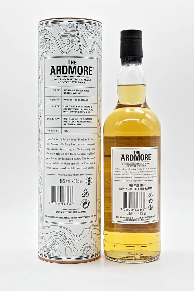 The Ardmore Legacy Highland Single Malt Whisky In Geschenkpackung | 40 % Vol | 0,7 L 11 The Ardmore Legacy Highland Single Malt Whisky In Geschenkpackung | 40 % Vol | 0,7 L – Bild 11