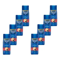 Jacobs MAXWELL HOUSE Löskaffee Mild Blend Löslicher Kaffee Instantkaffee 8 X 500 G Beutel