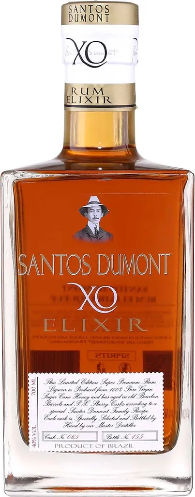 Santos Dumont XO Elixir 40% 0,7 Ltr. 3 Santos Dumont XO Elixir 40% 0,7 Ltr. – Bild 3